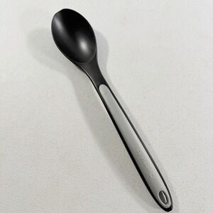 Calphalon Nylon Black Gray Silicone Handle Cooking Serving Spoon 13.5"